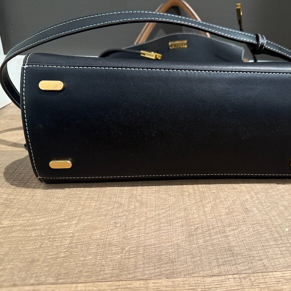 EUC | Tory Burch | Lee Radziwill Double Bag (large size) | Black | $700 - Picture 12 of 16